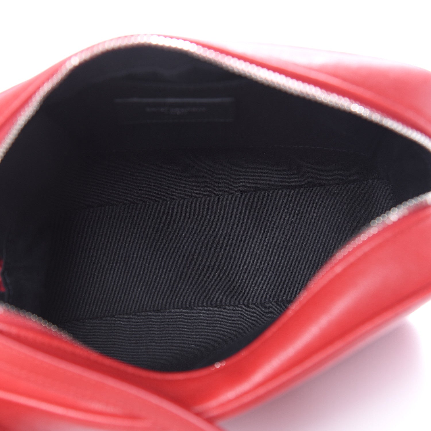 Saint Laurent Calfskin Monogram Small Lou Camera Bag Red 5 of 10