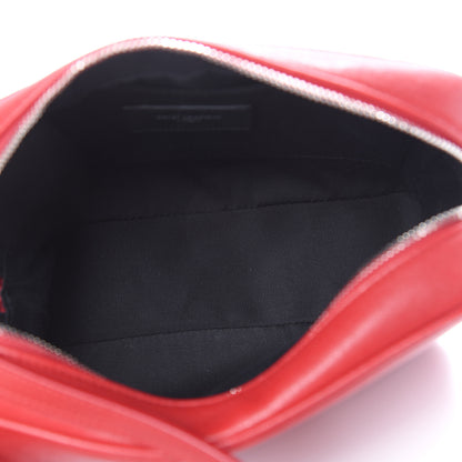 Saint Laurent Calfskin Monogram Small Lou Camera Bag Red 5 of 10