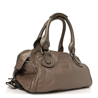Chloe Calfskin Paddington Shoulder Bag Beige 3 of 9