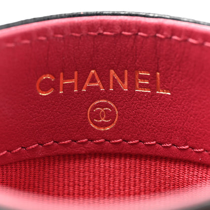 Chanel Lambskin Quilted Chanel 19 Card Holder Black 6 of 8
