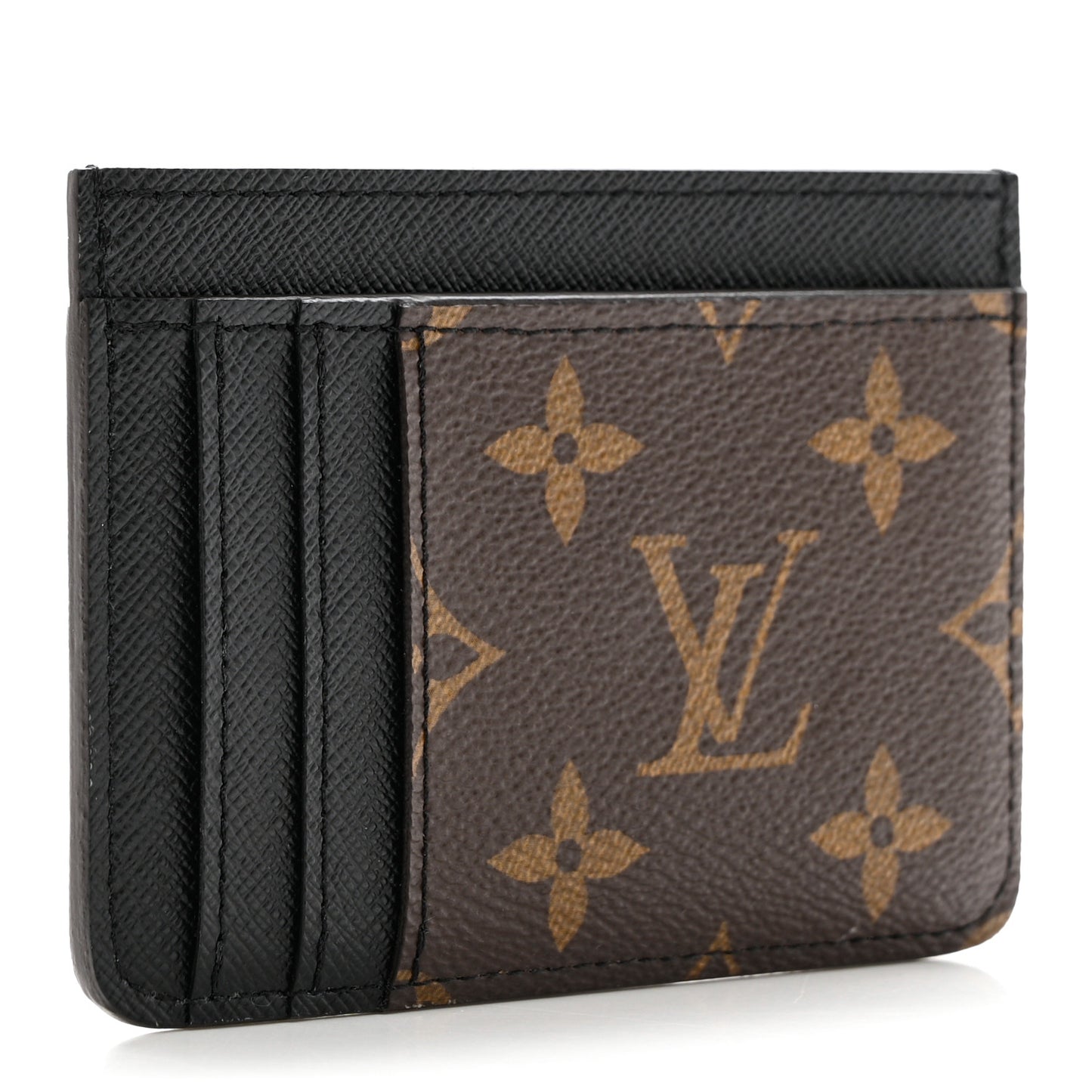 Reverse Monogram Side Up Card Holder