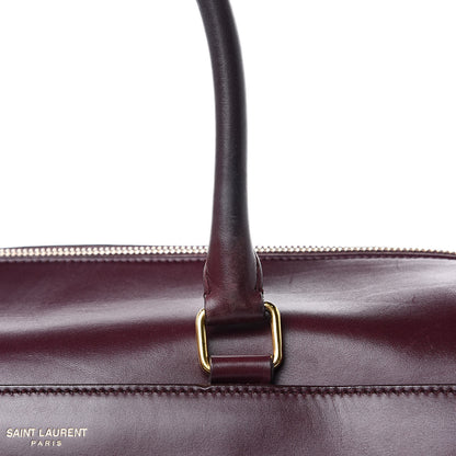 Saint Laurent Calfskin Classic Duffle 6 Amarena 14 of 20