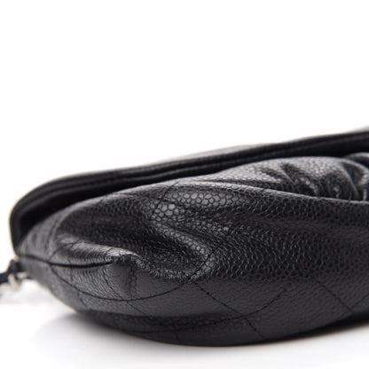 Chanel Caviar Half Moon Wallet On Chain WOC Black 6 of 11