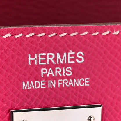 Hermes Epsom Candy Kelly Retourne 35 Rose Tyrien Tosca 6 of 14