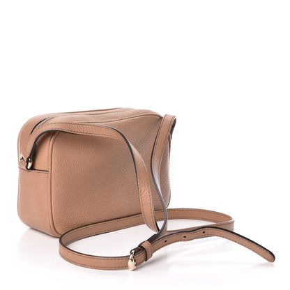 Gucci Pebbled Calfskin Small Soho Disco Bag Camelia 3 of 11