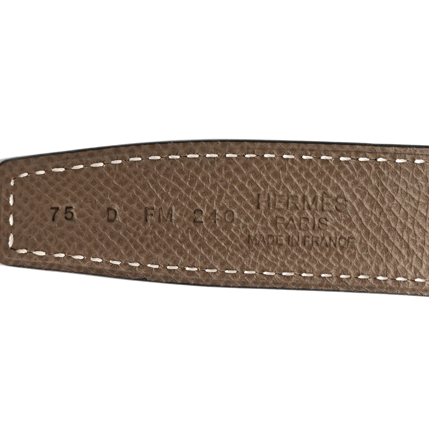 Swift Epsom Constance H Belt 75 30 Black Etoupe