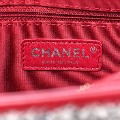Chanel Tweed Calfskin Quilted Medium Gabrielle Hobo Navy 5 of 6