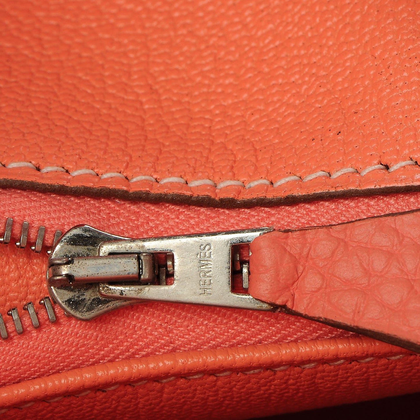 Taurillon Clemence Birkin 30 Crevette