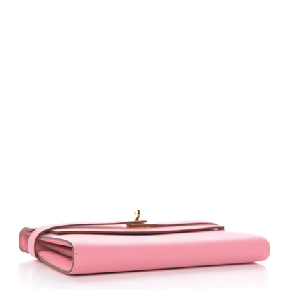 Hermes Epsom Kelly Longue Wallet Rose Confetti 4 of 8