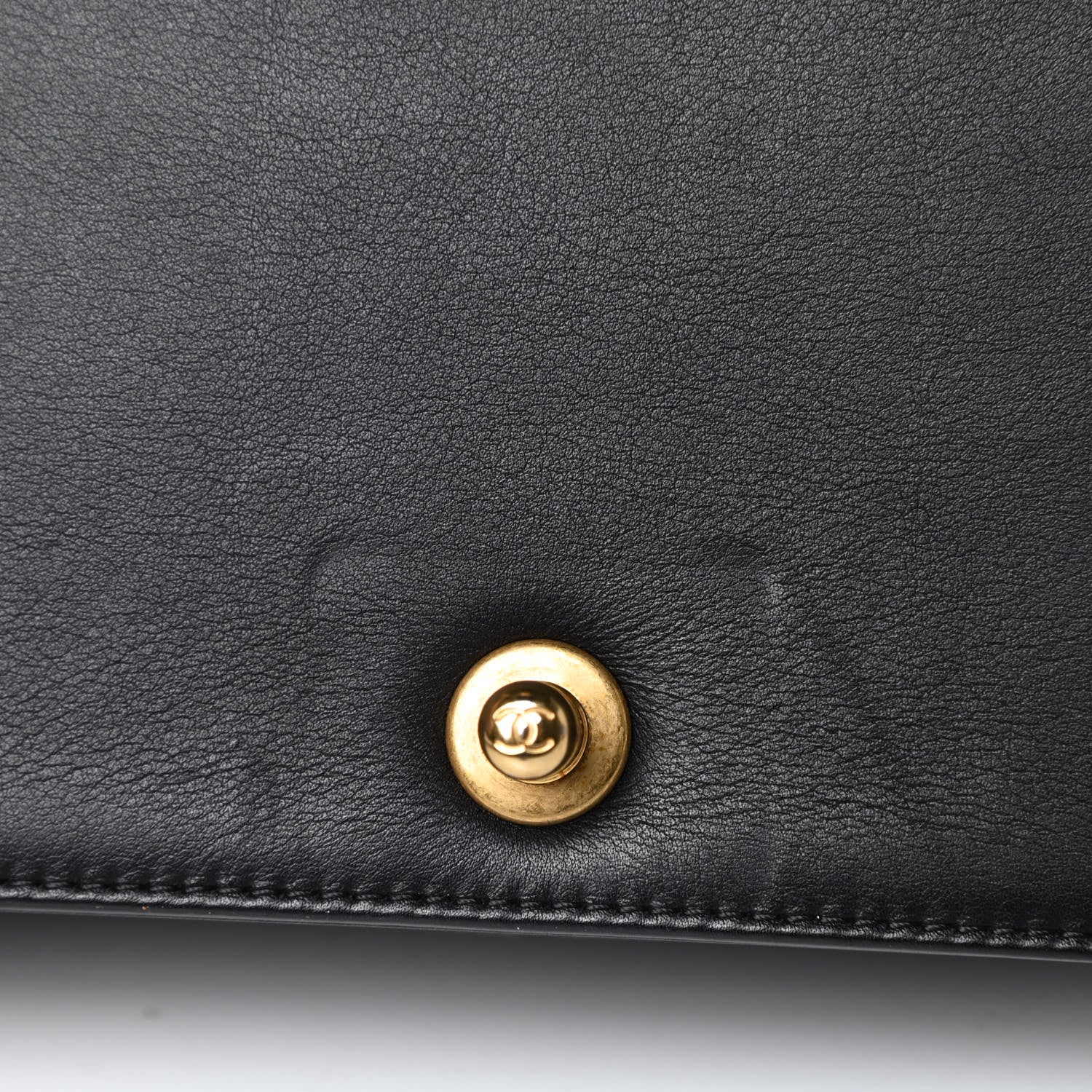 Chanel Caviar Suede Calfskin Chevron Medium Boy Flap Black 11 of 14
