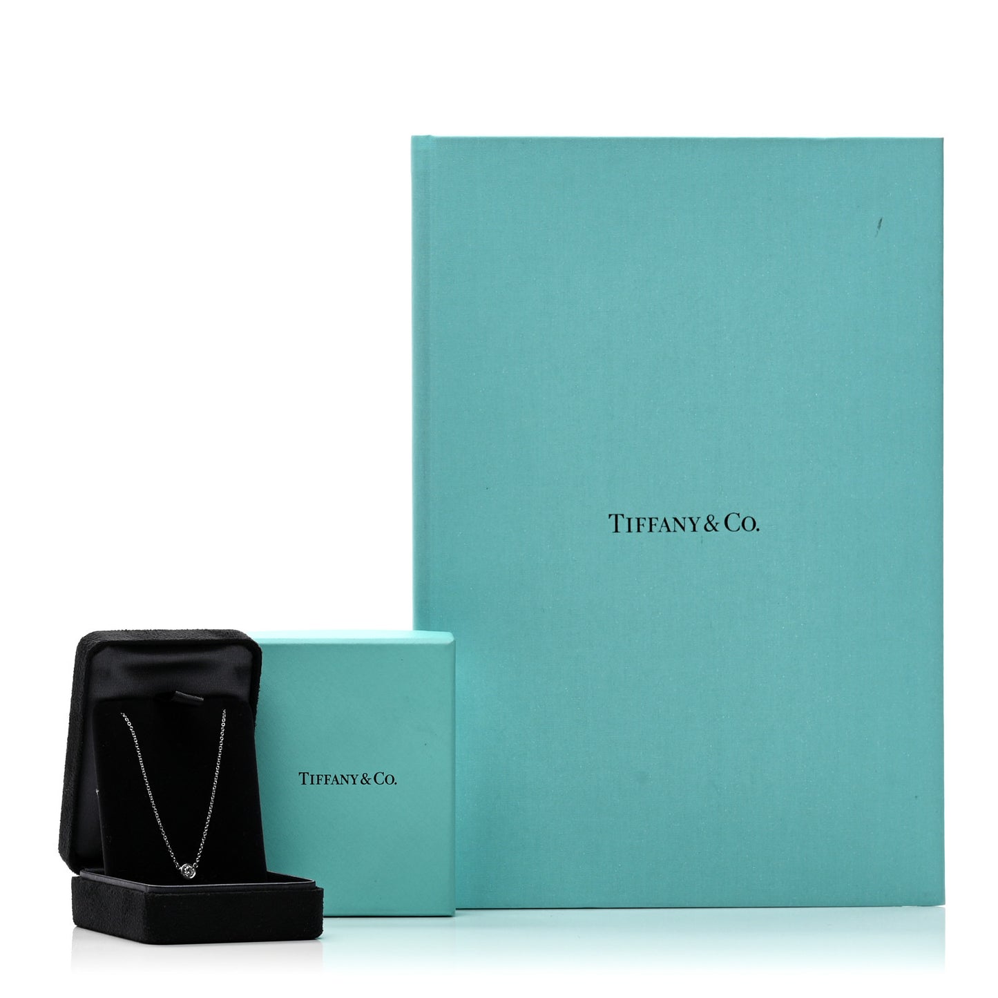 Platinum Diamond .23ct Elsa Peretti Diamonds by the Yard Pendant Necklace