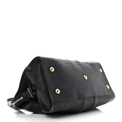 Saint Laurent Sheepskin Small Cabas ChYc Navy 3 of 15