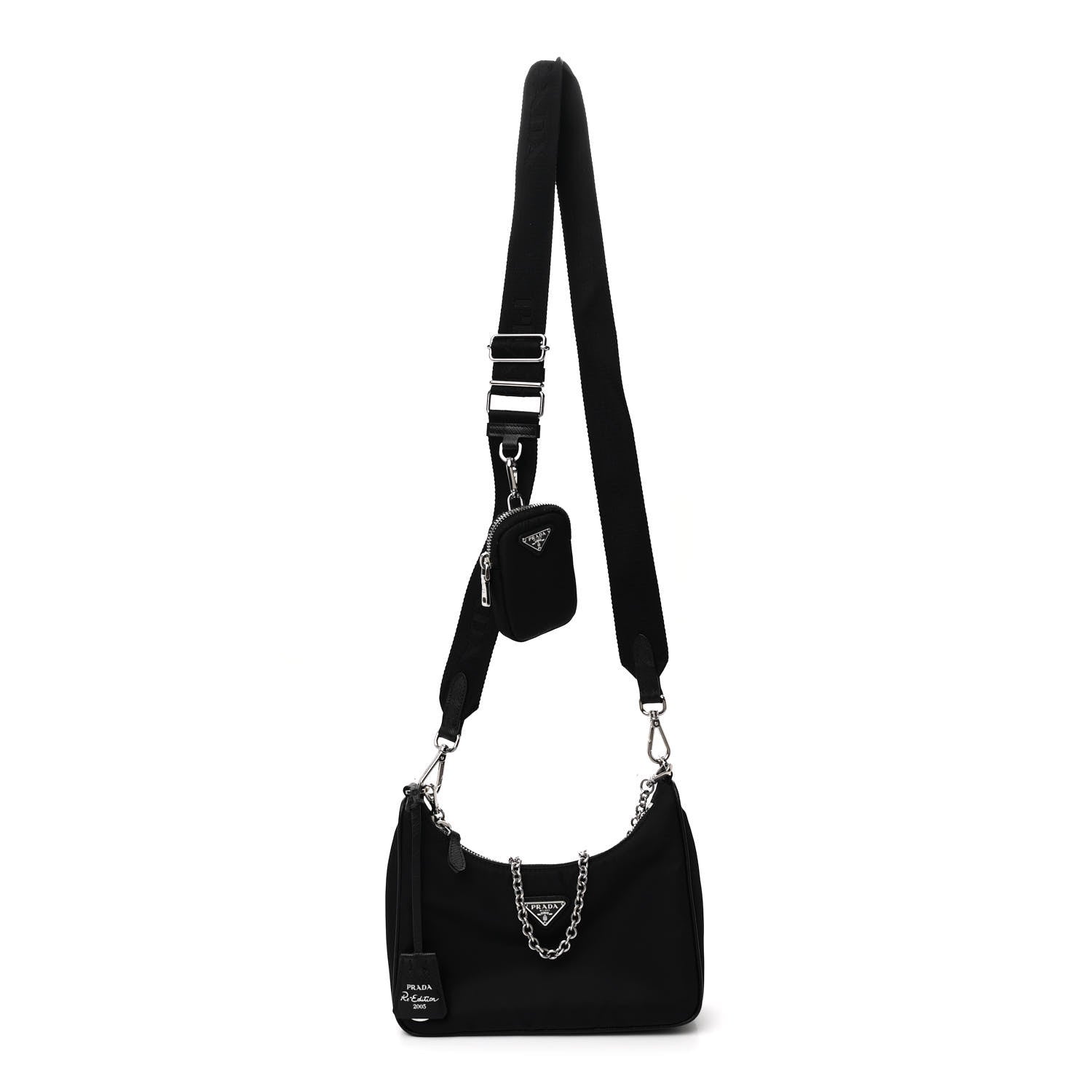 Prada Nylon Re-Edition 2005 Shoulder Bag Black 1 of 12
