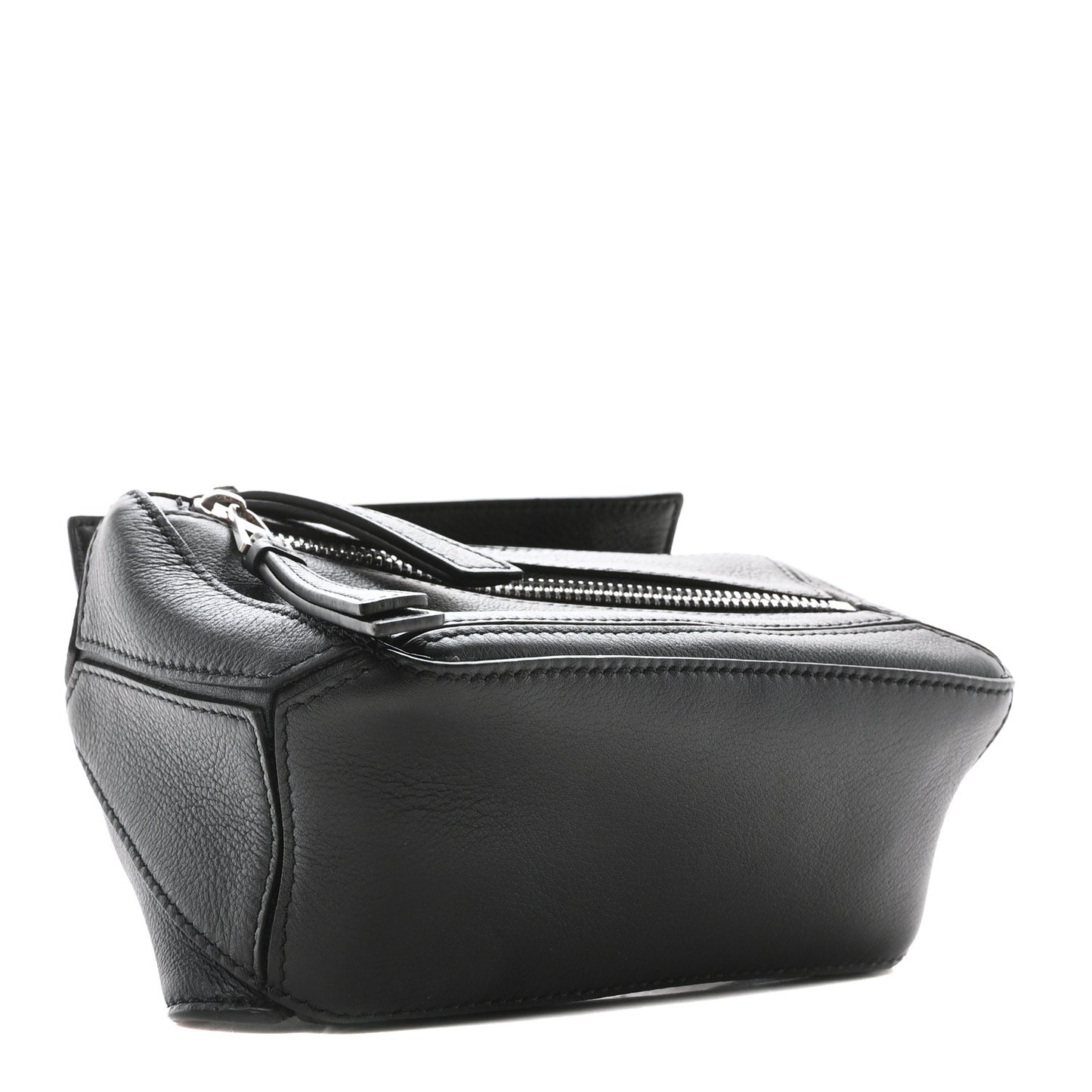 Calfskin Mini Puzzle Bumbag Black