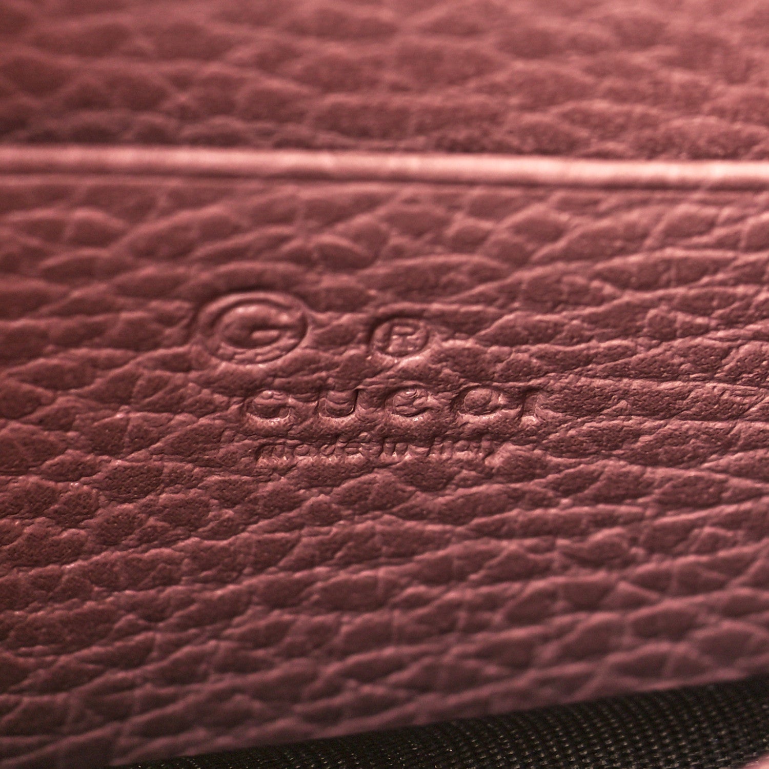 Gucci Dollar Calfskin Interlocking G Chain Wallet Soft Pink 6 of 10