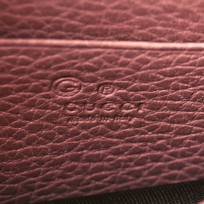 Gucci Dollar Calfskin Interlocking G Chain Wallet Soft Pink 6 of 10