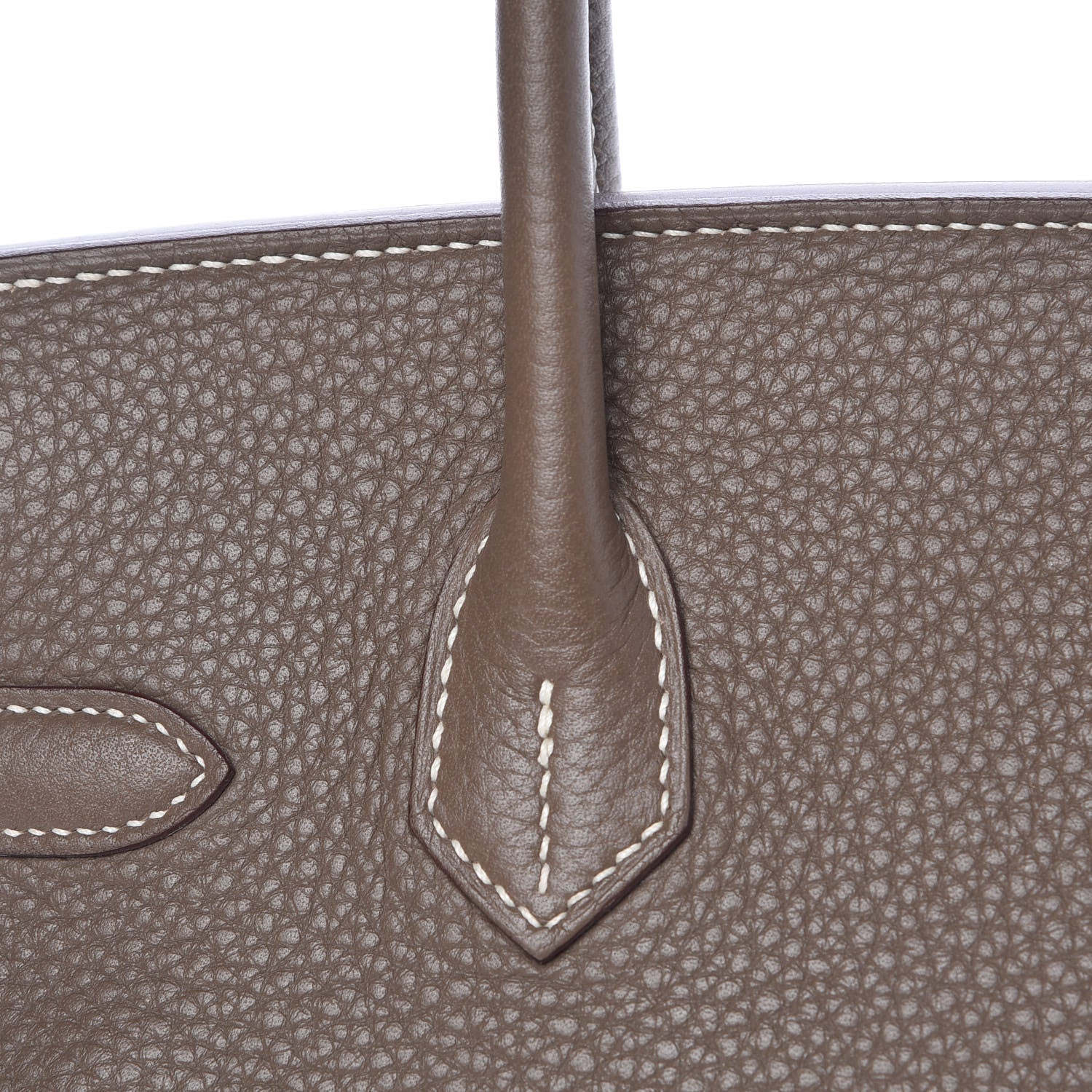 Hermes Taurillon Clemence Birkin 30 Etoupe 27 of 32