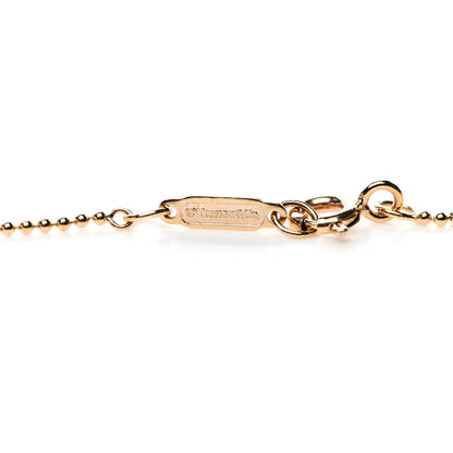 Tiffany 18K Rose Gold Diamond Amethyst Daisy Key Pendant Necklace 4 of 5