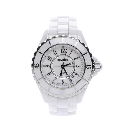Chanel Stainless Steel Ceramic 33mm J12 Quartz Watch White 1 of 7