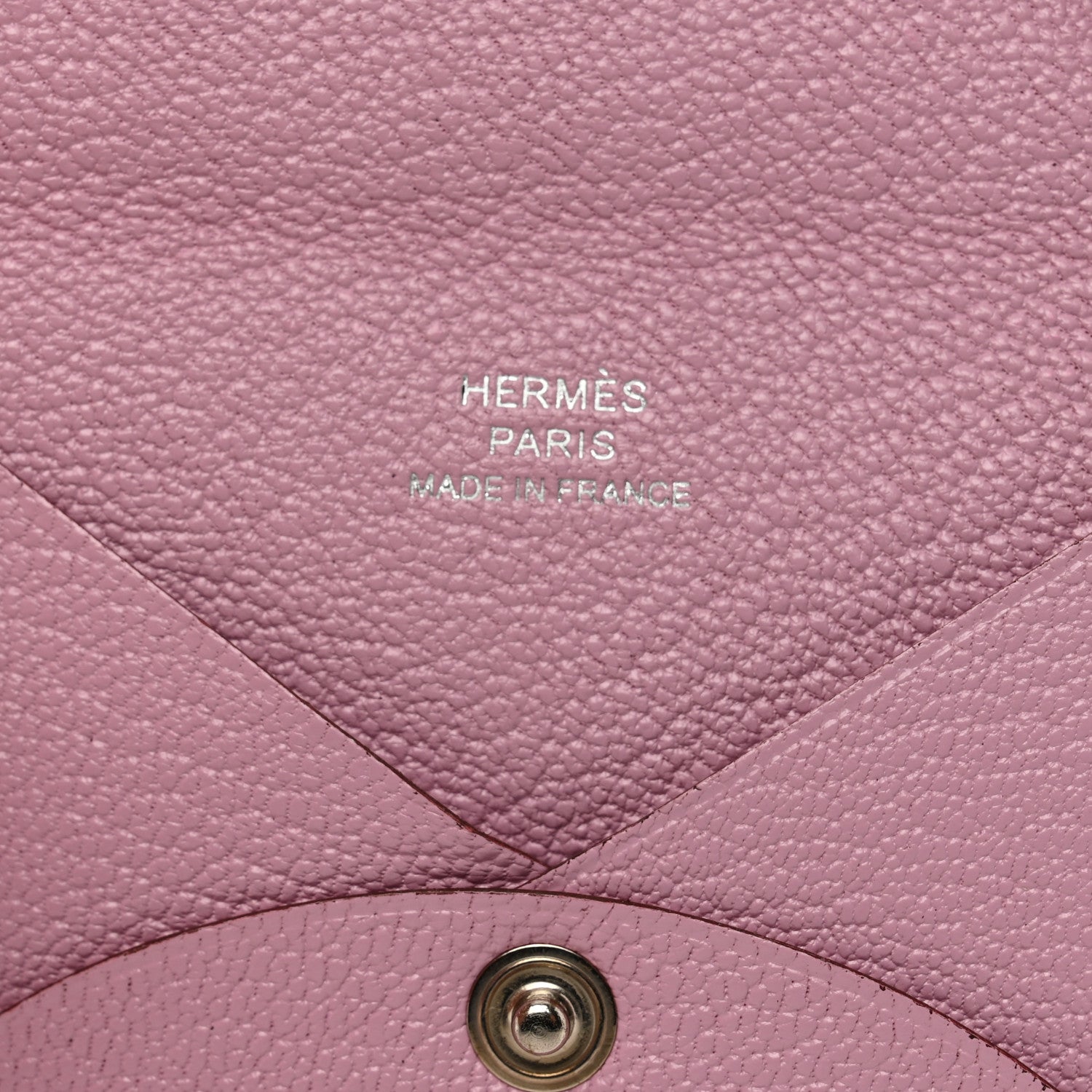 Hermes Chevre Mysore Calvi Duo Card Case Mauve Sylvestre 5 of 6