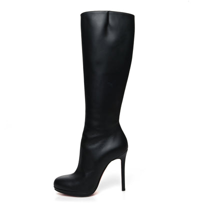 Christian Louboutin Calfskin Botalili 120 Tall Boots 36.5 Black 1 of 6