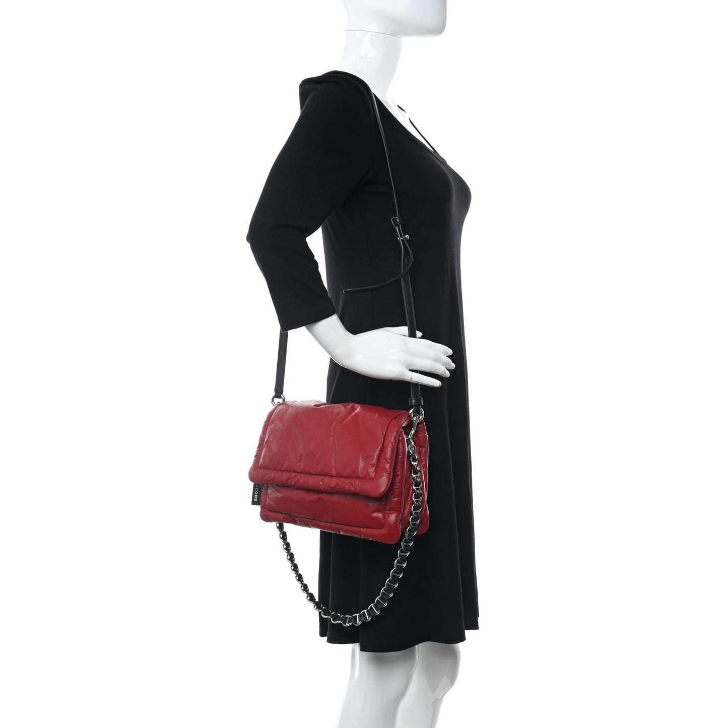 Lambskin The Pillow Bag Cranberry