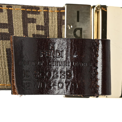 Fendi Zucca Logo Belt 80 32 Tobacco 4 of 6