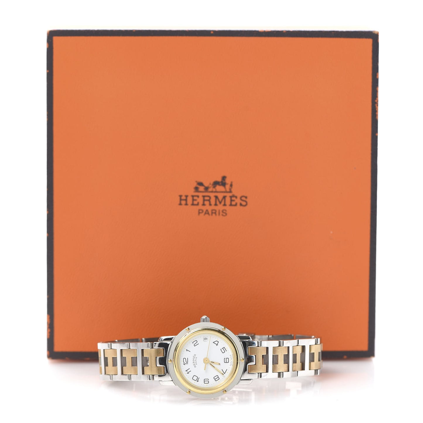 Stainless Steel 24mm Clipper Quartz Watch Gold