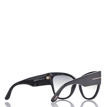 Tom Ford Acetate Anoushka Cat Eye Sunglasses TF371 Black 4 of 7