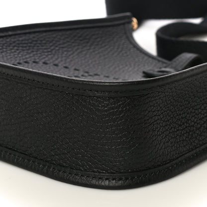 Hermes Taurillon Clemence Evelyne TPM Black 8 of 10
