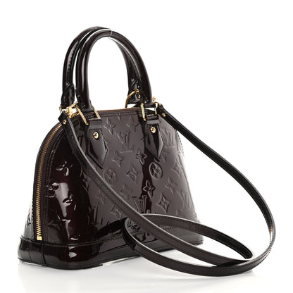 Louis Vuitton Vernis Alma BB Amarante 3 of 13