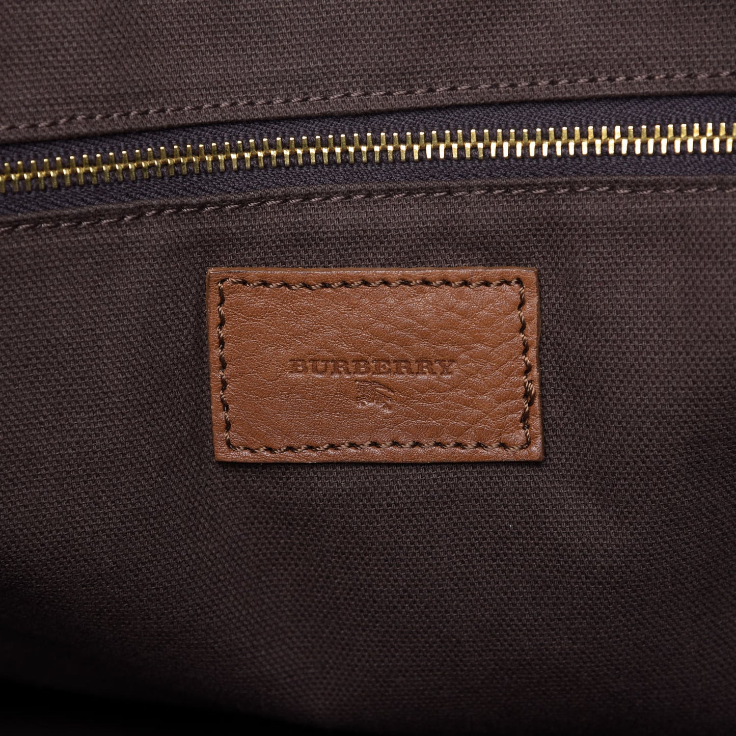 House Check Chain Hobo Tan