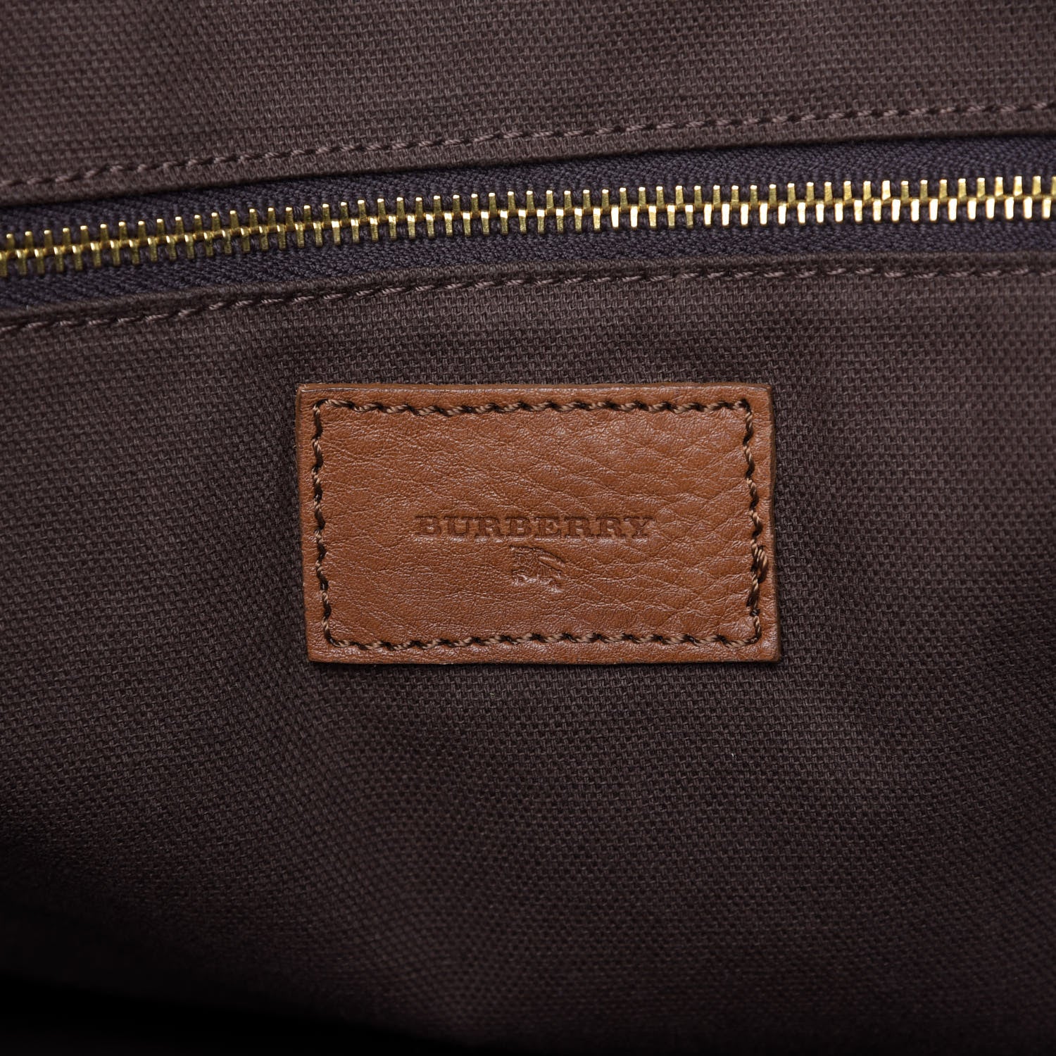 Burberry House Check Chain Hobo Tan 8 of 10
