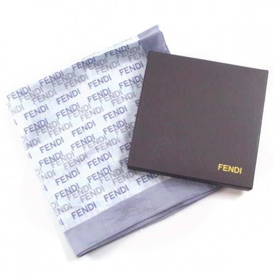 Cotton Logo Scraf Blue