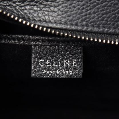 Celine Drummed Calfskin Nano Luggage Black 7 of 18