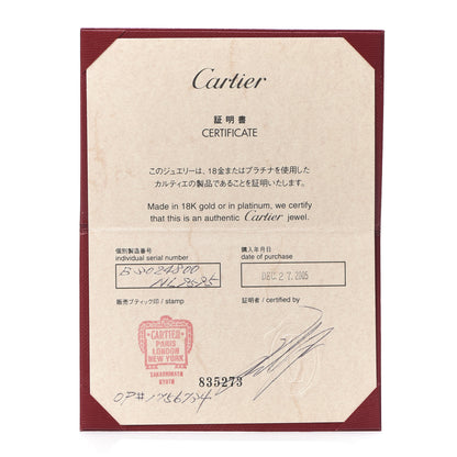 Cartier 18K White Gold Diamond Heart Charm Pendant 5 of 6