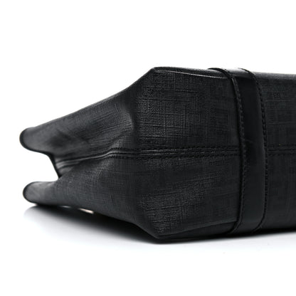 Fendi Zucchino Spalmati Vitello Small Tote Black 9 of 20