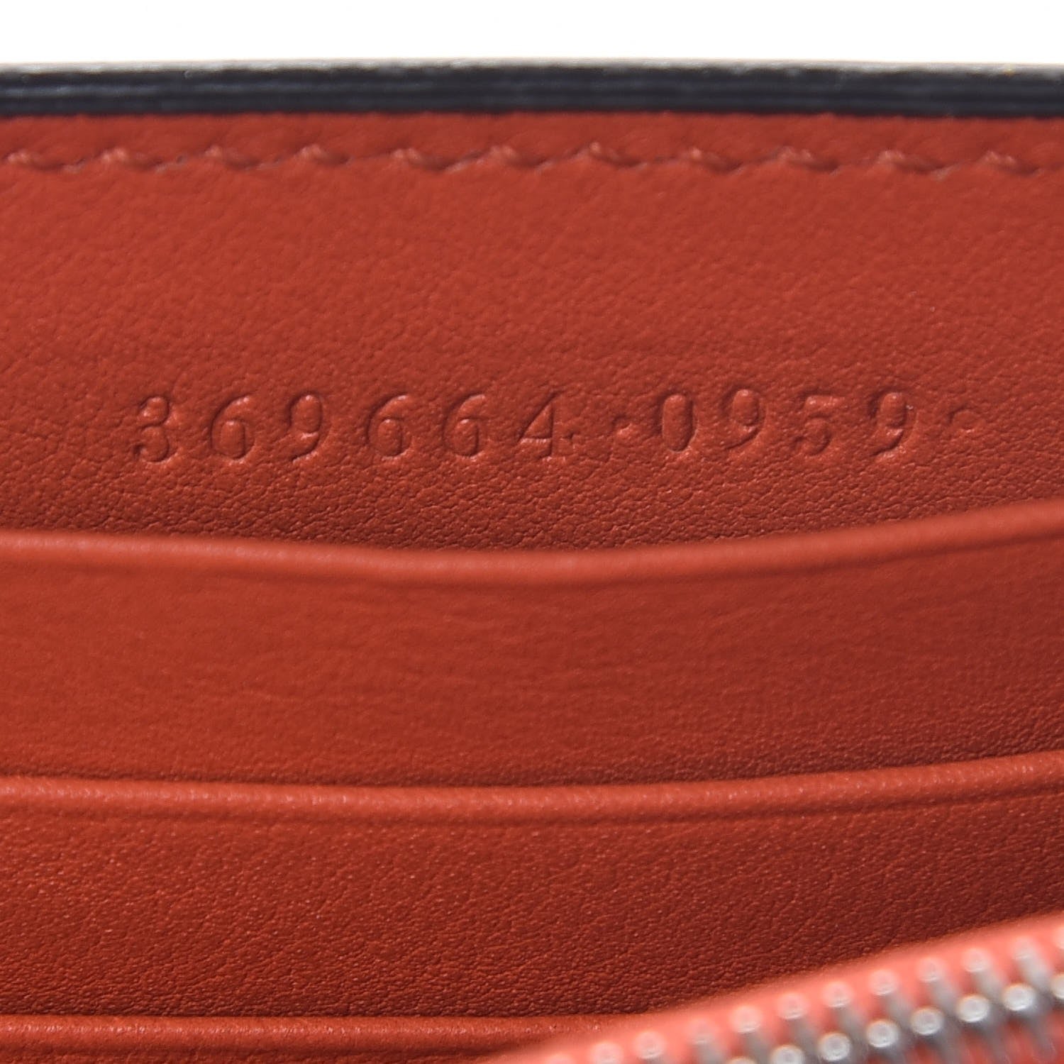 Gucci Shade Lux Calfskin Icon Wallet New Dark Orange 7 of 9
