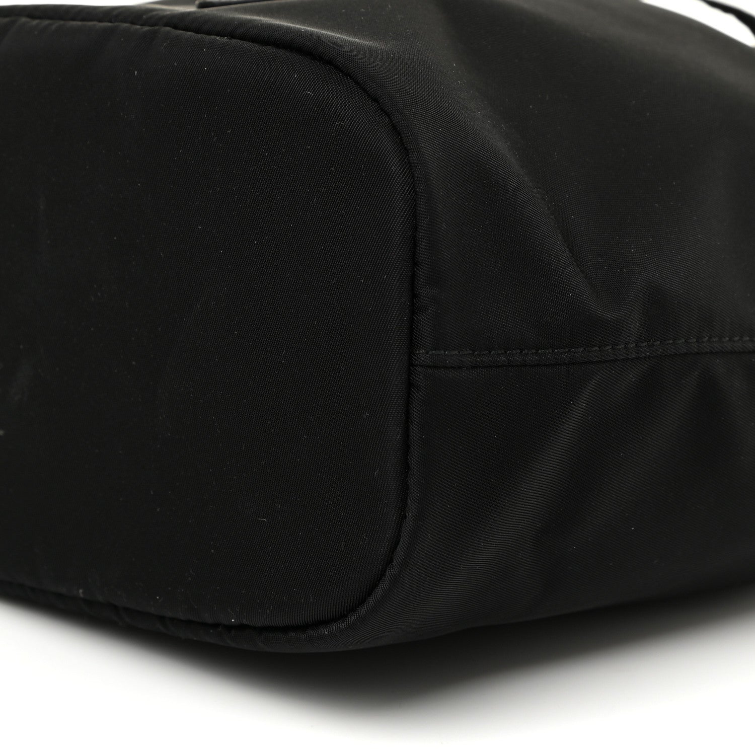 Prada Saffiano Tessuto Nylon Vela Bucket Wristlet Black 9 of 10