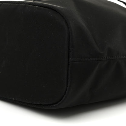 Prada Saffiano Tessuto Nylon Vela Bucket Wristlet Black 9 of 10