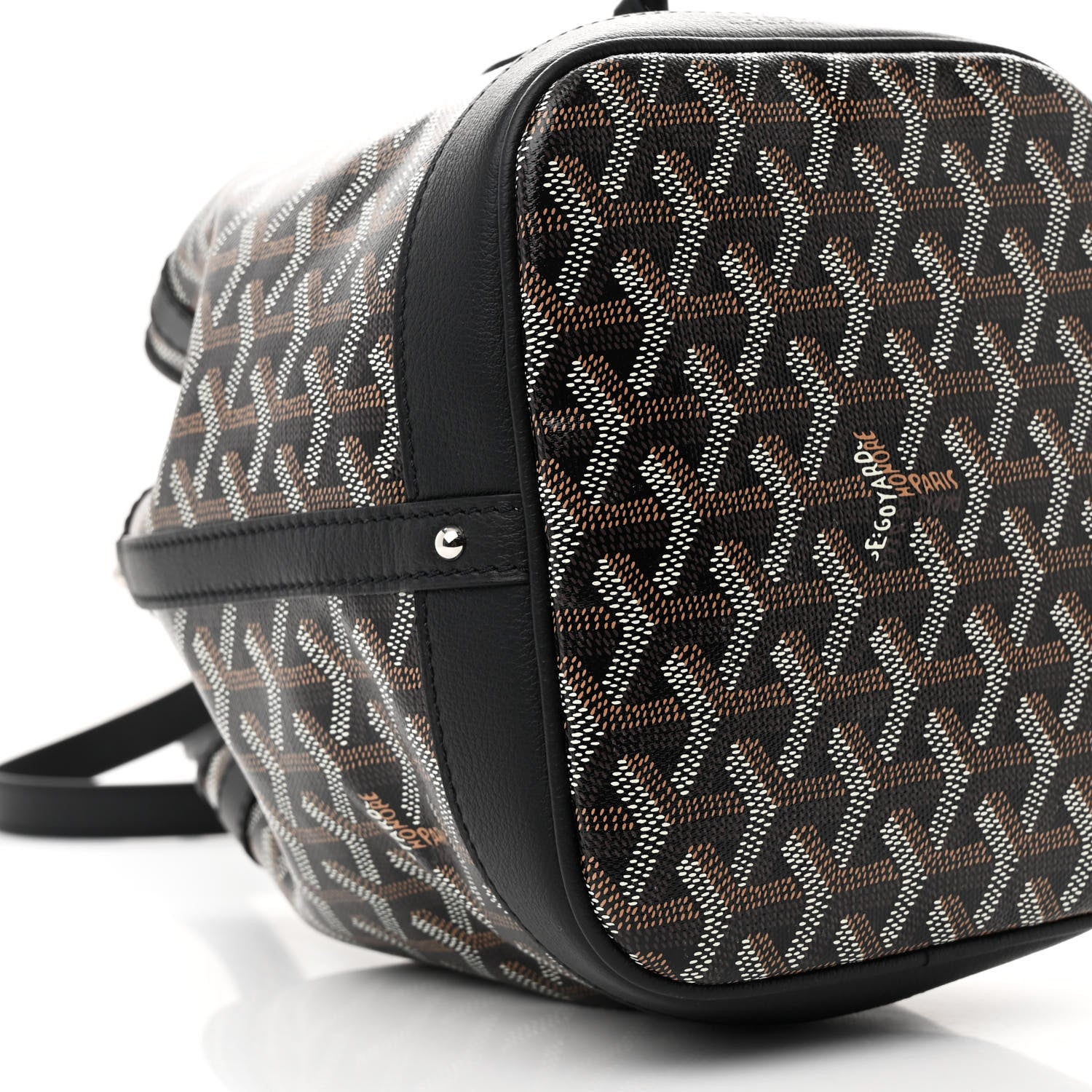 Goyard Goyardine Petit Flot Bucket Bag PM Black 8 of 9