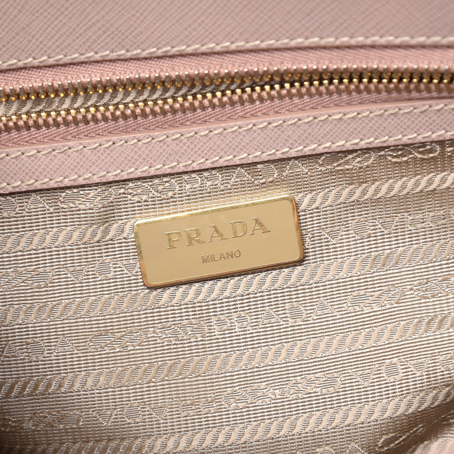 Prada Saffiano Small Galleria Double Zip Tote Cammeo 7 of 17