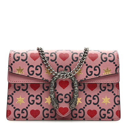 Gucci Calfskin Valentine's Day Exclusive Super Mini Dionysus Shoulder Bag 1 of 9