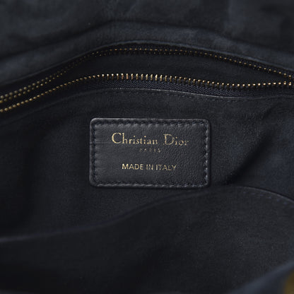 Christian Dior Lambskin Cannage Medium Lady Dior Black 6 of 13