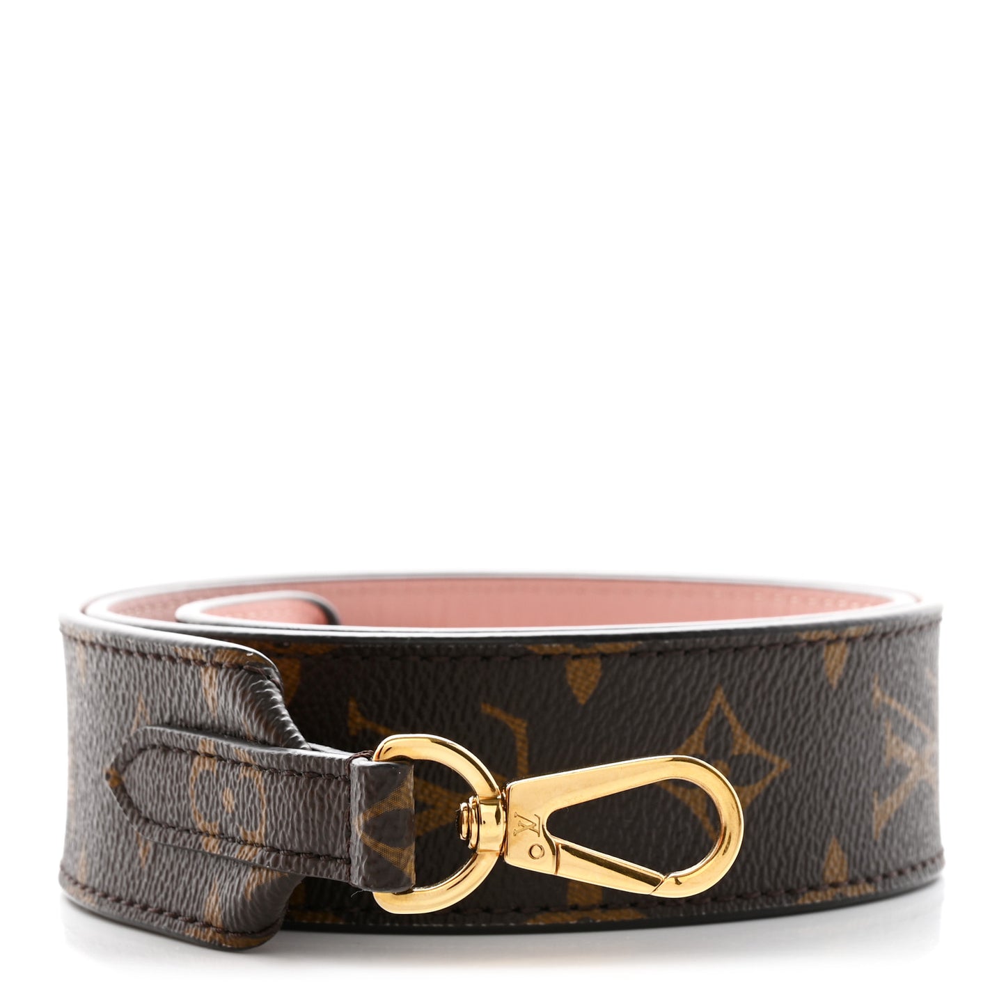 Monogram Bandouliere Shoulder Strap Rose Poudre
