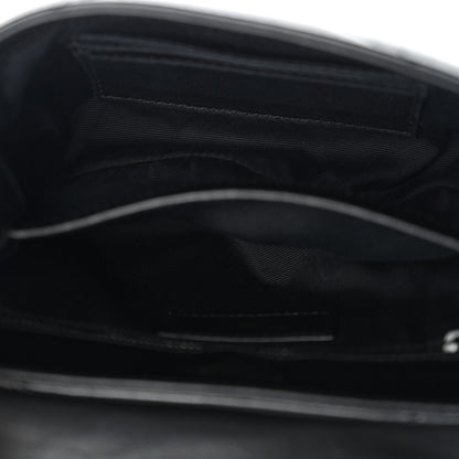 Saint Laurent Calfskin Y Quilted Monogram Monochrome Toy Loulou Crossbody Bag Black 5 of 10