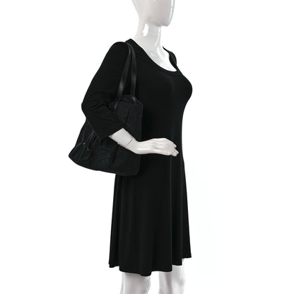 Fendi Zucchino Tote Tobacco Black 2 of 9