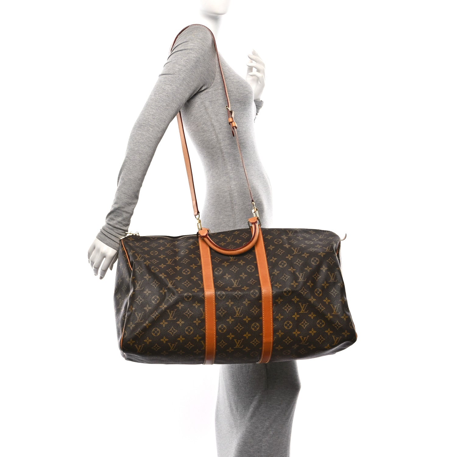 Louis Vuitton Monogram Keepall Bandouliere 55 2 of 10