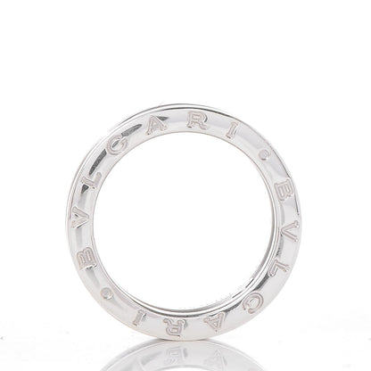Bulgari Sterling Silver Ceramic Save The Children One-Band Ring 54 7 3 of 4