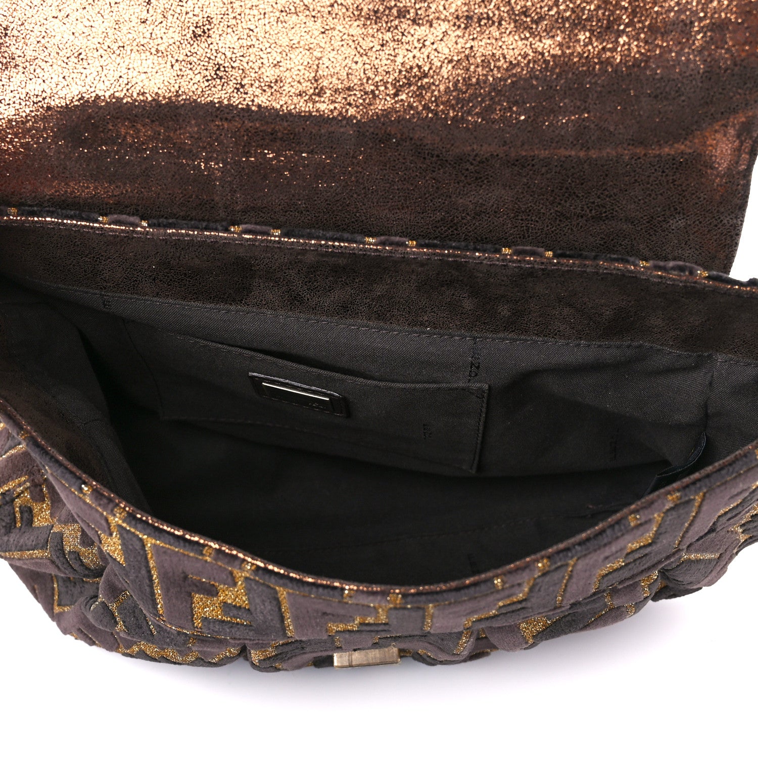 Fendi Velvet FF Beaded Embellished B Bag Multcolor 5 of 14